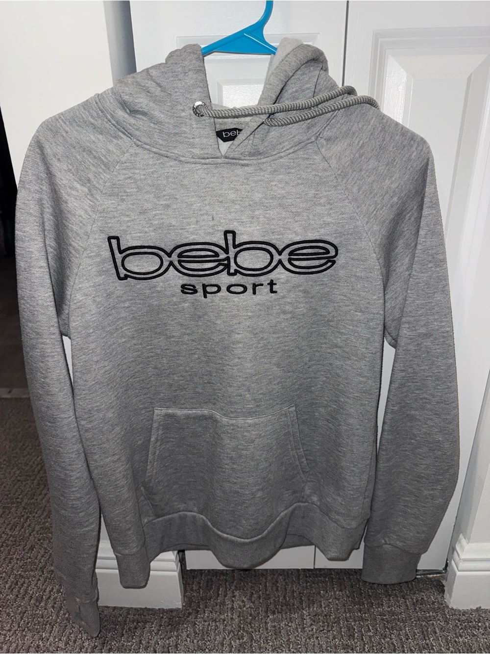 Women’s bebe Sport Gray Logo Hoodie